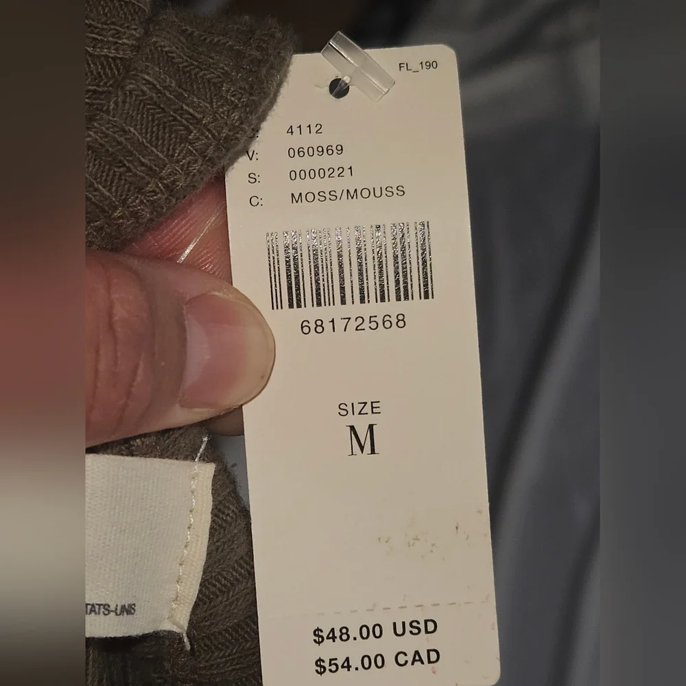 TLA by Anthropologie Ribbed Halter Tank Top, Size M, NWT - Picture 6 of 9